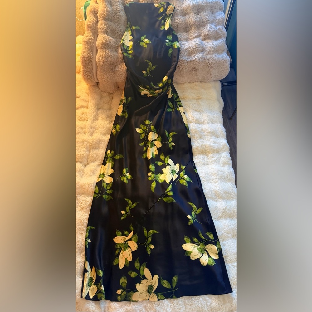 Reformation Anaiis Silk Dress In Mood For Love, NWOT, NEVER WORN, NO FLAWS. - Picture 15 of 16